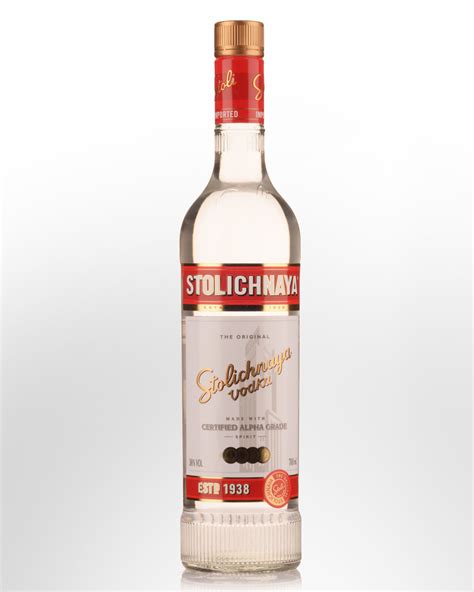 Stolichnaya Vodka 700ml Nicks Wine Merchants