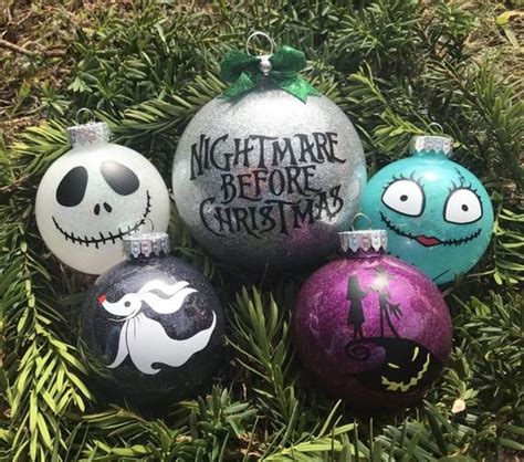 Set Of 5 Nightmare Before Christmas Personalized G Nightmare Before