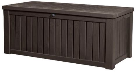 Keter Rockwood 150 Gallon Deck Box Brown For Sale Online Ebay