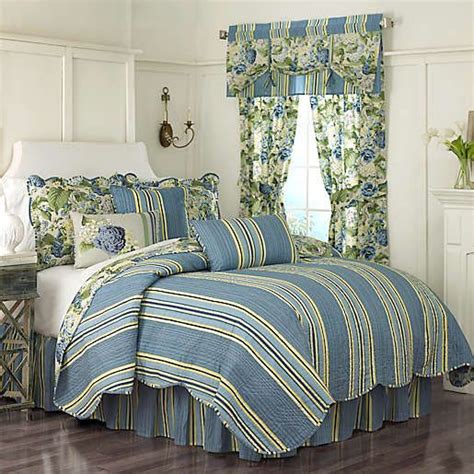 Waverly® Floral Flourish Reversible Quilt Set In Porcelain Bed Bath