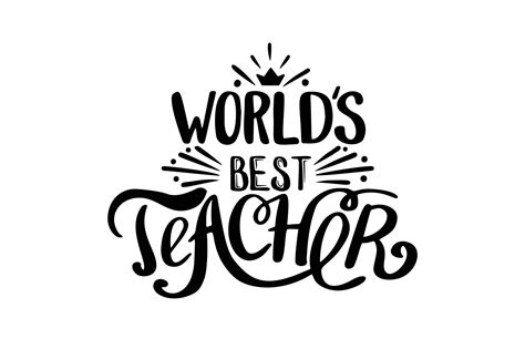 World Best Teacher Graphic By Peliken · Creative Fabrica Best Teacher