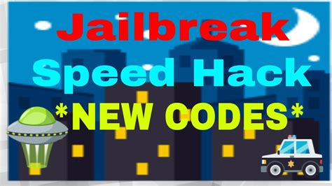 Jailbreak codes can give cash, royale token and more. *NEW* Jailbreak Speed hack/codes - YouTube