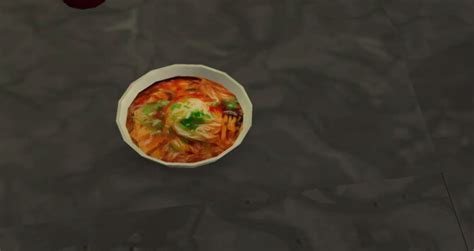 Kimchi Noodle Soup Custom Recipe At Mod The Sims 4 Sims 4 Updates