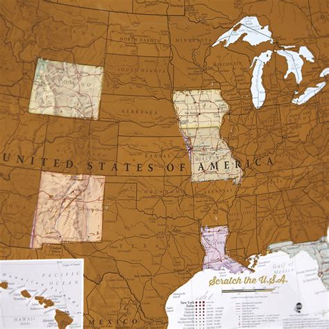 Buy Maps International Scratch Off Map Of The United States Usa Wall