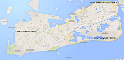 Hyatt Key West Resorts Map