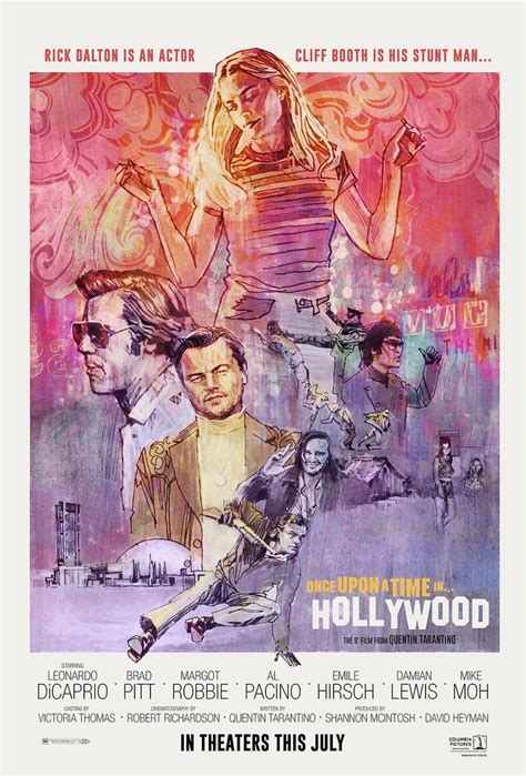 Once Upon A Time In Hollywood Gets A Better Poster Collider Collider