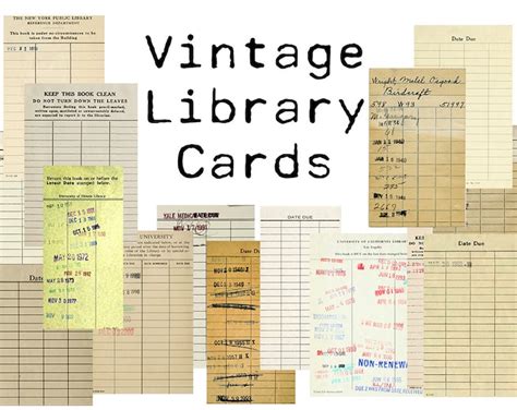 Pre 1960 Vintage Library Checkout Card Bookmark City Etsy Hong Kong