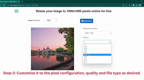 Resize Your Image To 1080x1080 Pixels Online For Free Tutorial Youtube