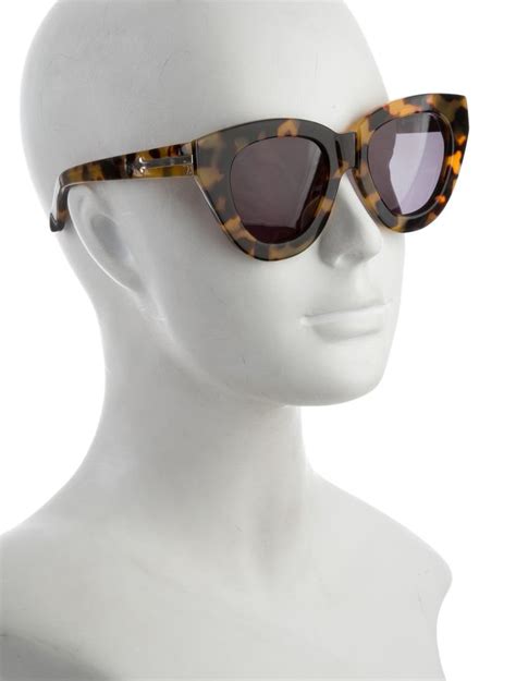 Karen Walker Super Duper Strength Oversize Sunglasses Super Walker