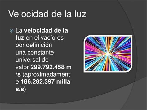 Velocidad De La Luz