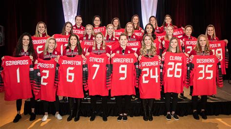 Annonce De La Composition De Léquipe Féminine De Hockey Du Canada Pour