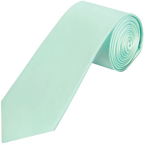 Mint Green Classic Satin Tie Mens Satin Tie Wedding Tie Prom Tie