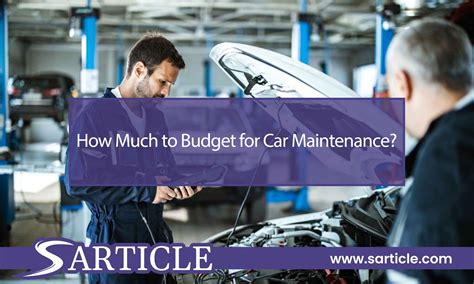 How Much To Budget For Car Maintenance