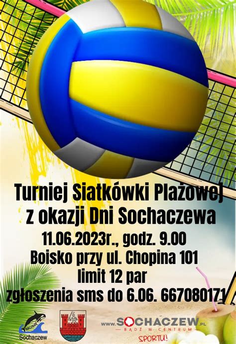Turniej Siatkówki Plażowej Dni Sochaczewa turnieje plażówki