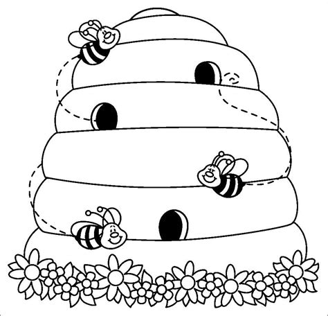 Bee Coloring Pages Coloringbay