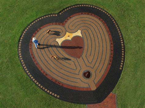 Tonkawa, Oklahoma - Heart In the Park Labyrinth