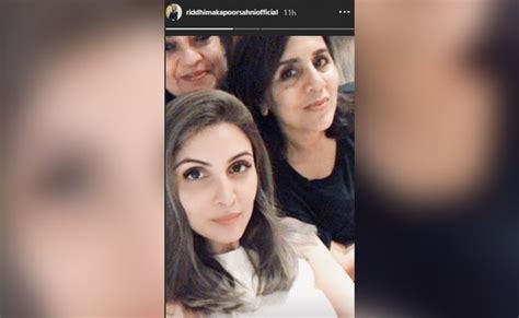 a glimpse of neetu kapoor s mother daughter moment with riddhima