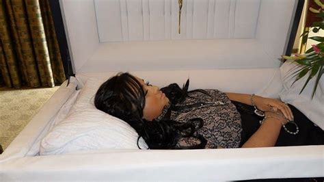 Monica Mapile In Her Open Casket During Her Funeral Monica Funeral