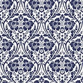 Vector Seamless Floral Damask Pattern Stock Illustration - Download ...