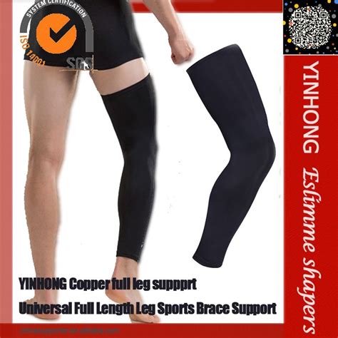 Copper Full Leg Support For Leg Compression Spandex Sleeve Universal