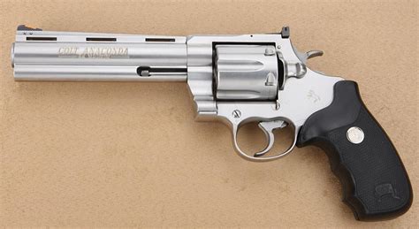 Colt Anaconda Model Da Revolver With Factory Blue Plastic Carry Case