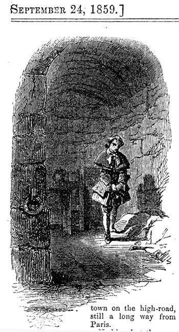 Headnote Vignette Charles Darnay In Solitary Confinement In La Force — Illustration For A