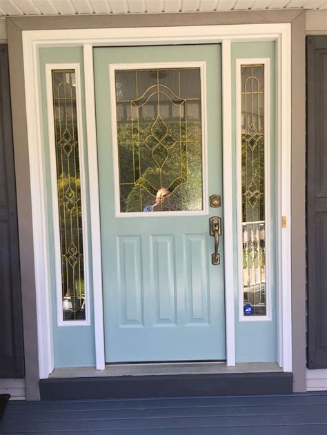 Benjamin Moore Wythe Blue Door W White High Gloss Trim Benjamin Moore