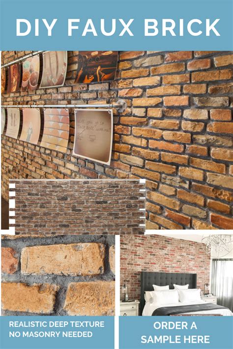 20 Faux Stone Wall Panels Diy