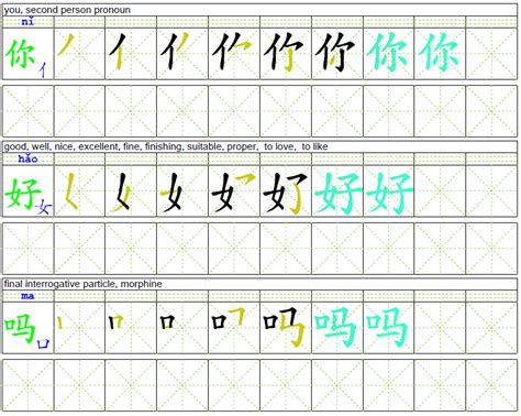 Search a wide range of information from across the web with dailyguides.com. Chinese Character Worksheet Maker | Character worksheets, Chinese characters, Mandarin chinese ...