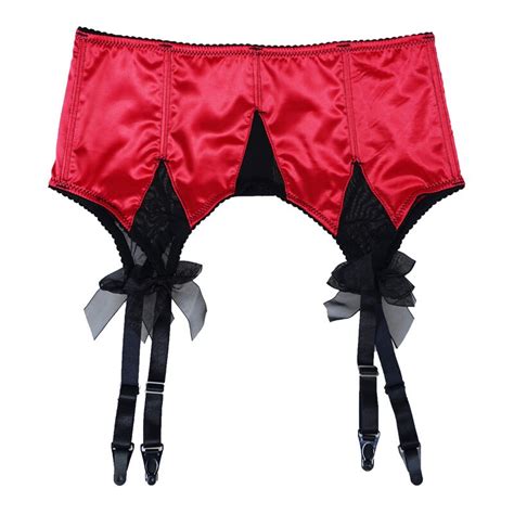 Aliexpress Com Buy Red Garter Belt Women High Waist Classic Garters