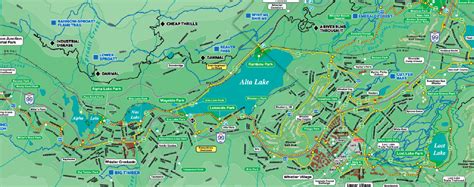 Whistler Maps Skiing Biking Hiking And Village Maps