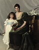 1893 Countess Marie Louise Larisch von Moennich and her daughter Marie ...