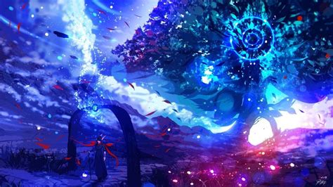 The Gate By Ryky Anime Scenery Galaxy Art Anime Background