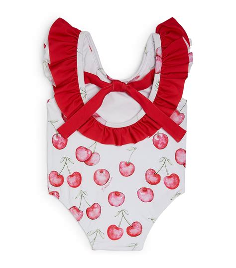 Cherry Frill Swimsuit 6 24 Months