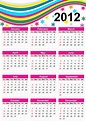 Vetores - Calendario 2012 | L- T Goodies :)