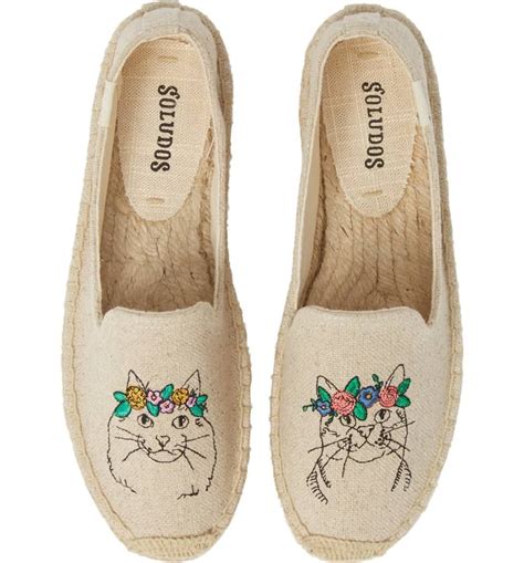 Soludos Embroidered Espadrille Main Color Sand Womens Espadrilles