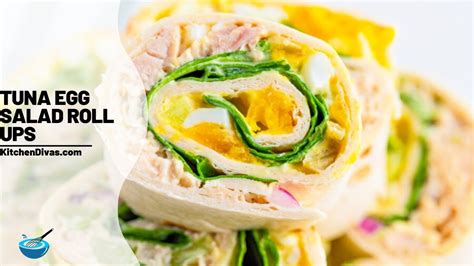 Tuna Egg Salad Roll Ups Youtube
