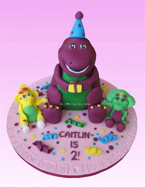 Barney And Friends Decorated Cake By Little Cake Fairy Cakesdecor