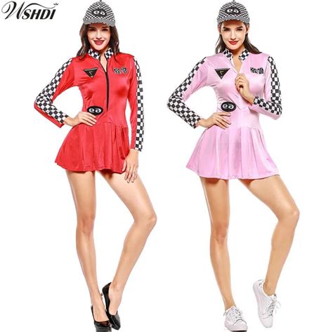 Buy Sexy Miss Racer Racing Sport Driver Costume Super Car Grid Girl Fancy Dress