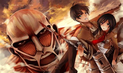 Eren X Mikasa Wallpaper