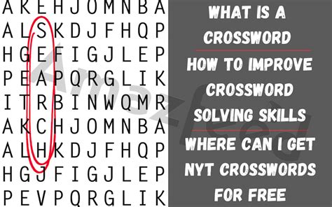 How To Improve Crossword Solving Skills Amazfeed