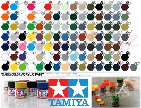 Paint Colour Chart Tamiya 12mm
