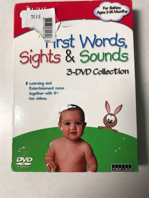 Little Steps First Words Sights And Sounds Dvd Ebay