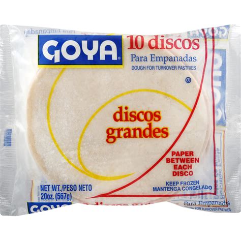 Goya Empanada Dough Discs For Turnover Pastries Large 20 Oz Delivery