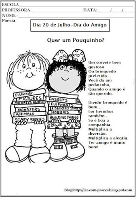 No entanto, o dia 20 de julho foi instituída oficialmente em alguns estados e municípios. Ler com prazer: Dia do Amigo - 20 de Julho