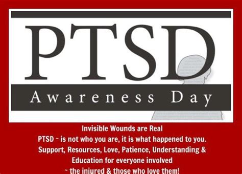 The Invisible Wounded National Ptsd Awareness Day