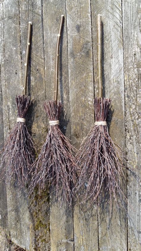 Witches Broom Wiccan Besom Birch Twigs Magick Altar Cleansing Rustic