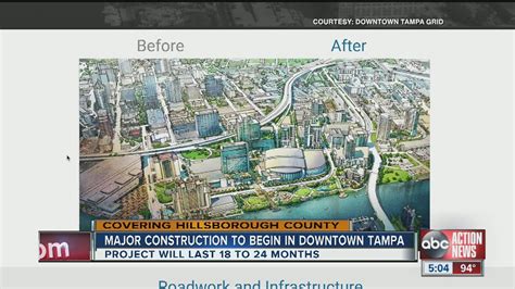 Major Construction To Begin In Downtown Tampa Youtube