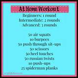 Workout Routine In Home