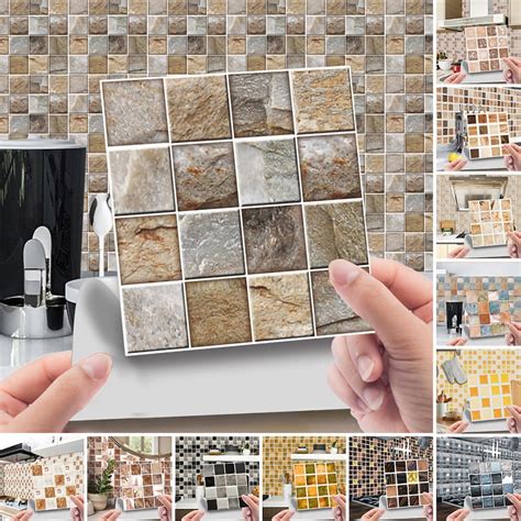 Buy Yipa Self Adhesive Peel And Stick Backsplash Tile Mosaic Pattern
